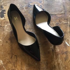Vince Camuto Jordyna Patent Leather Kitten Heels